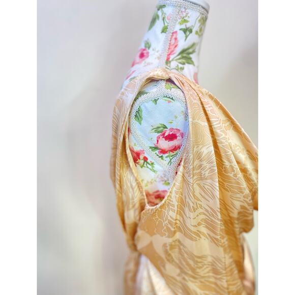 GILES Italy Made Drop Wrap Silk Dress Summer, Party, Cocktail, Weeding invite - Picture 11 of 13